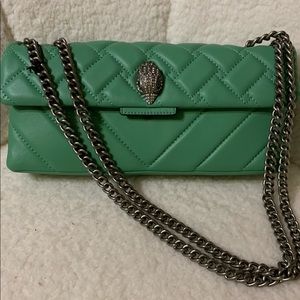 New Green Kurt Geiger Kensington Long bag